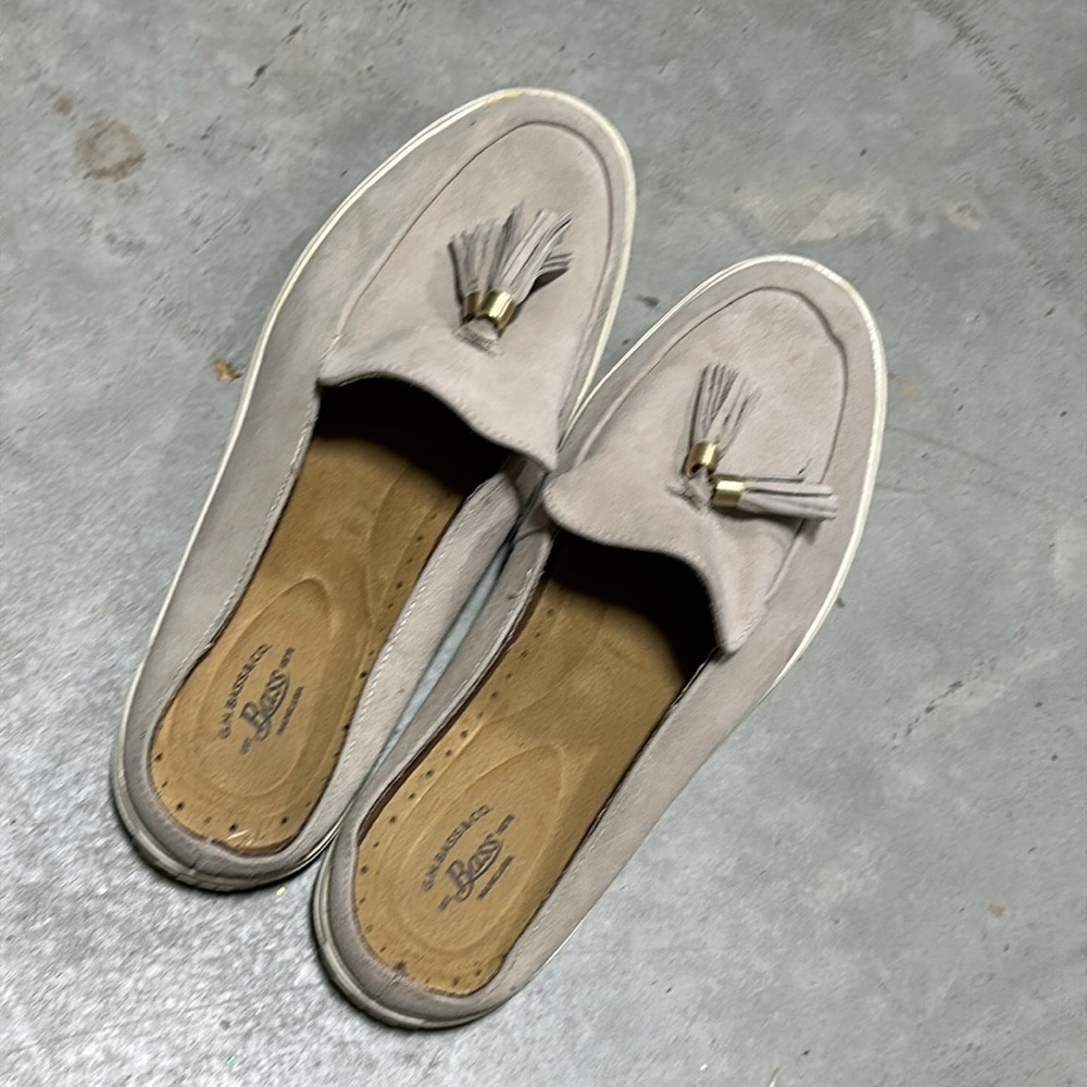 G.H. Bass & Co. Shoes | Women's Bass Slip On Tan Sneakers / Size 10 M - Picture 2 of 8